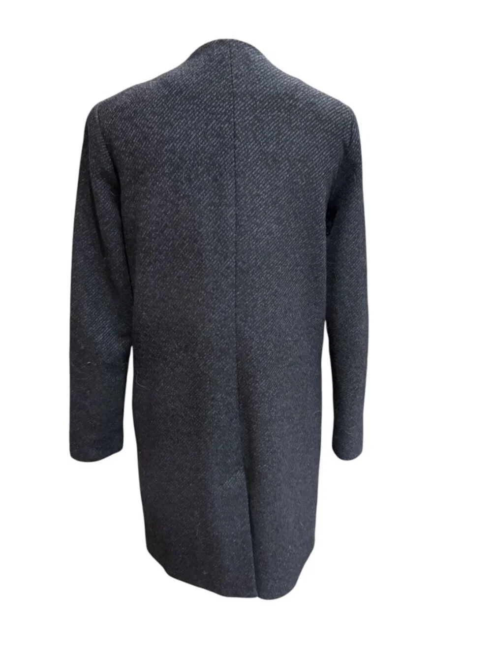 Kate Spade Saturday Wool Blend Coat Black Minimalist Chic Tailored